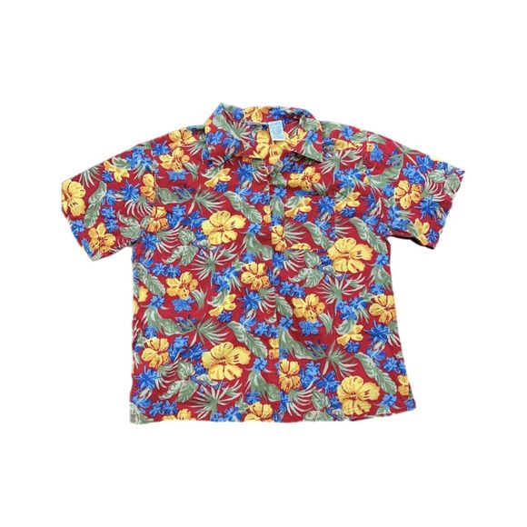 Vintage Bobbie Brooks Hawaiian Button Up Shirt - Picture 1 of 4
